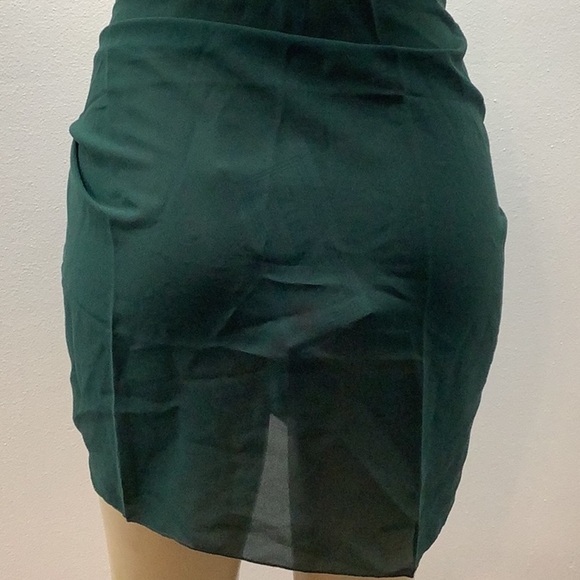 Zuliana Green Beach Cover Up/Sarong Skirt. Made in USA. New With Tags - Picture 5 of 5